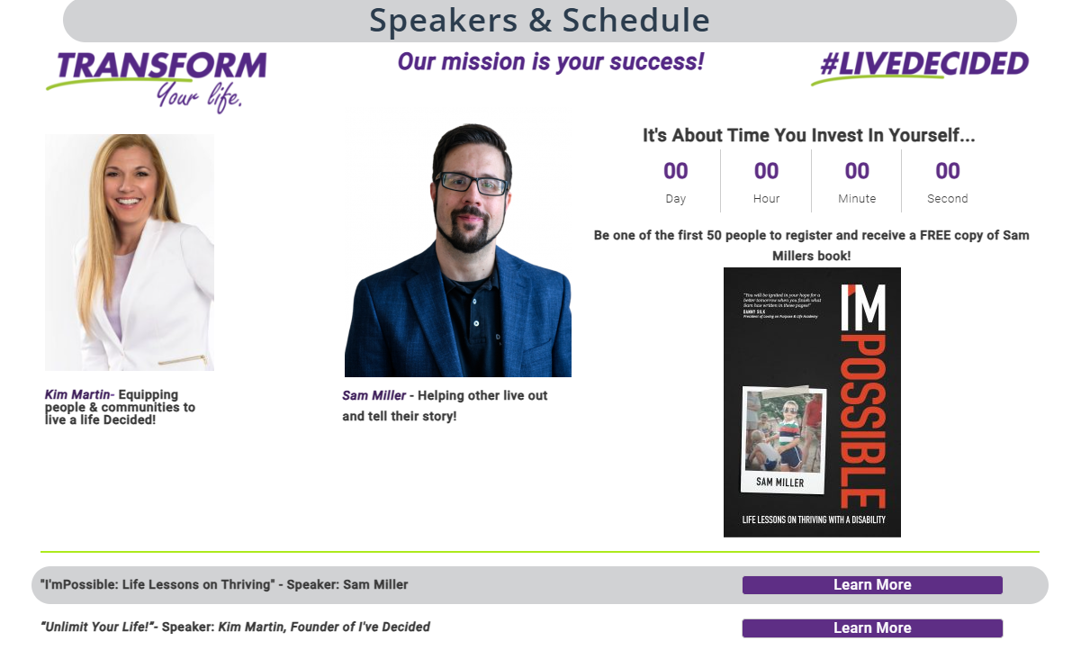 A man and a woman are standing next to each other on a white background.