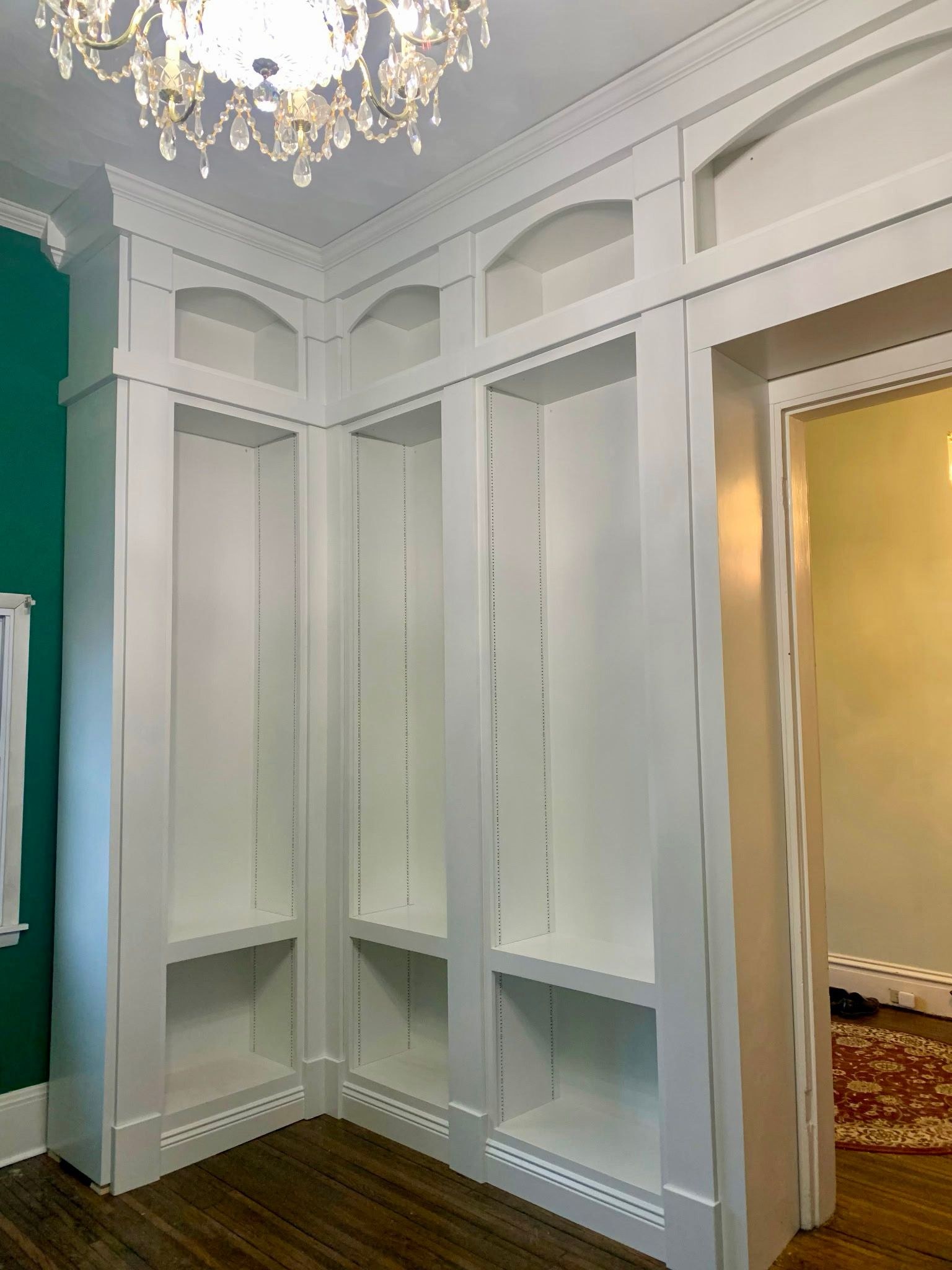 Custom Wood Bookshelf 