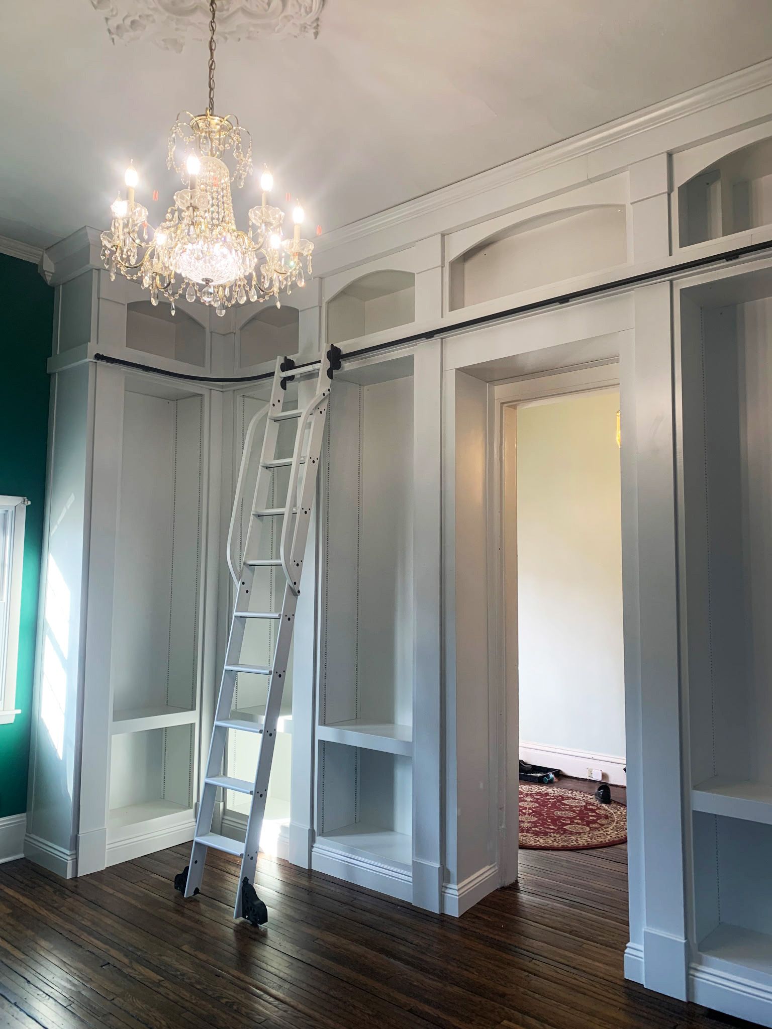 Custom Wood Bookshelf 