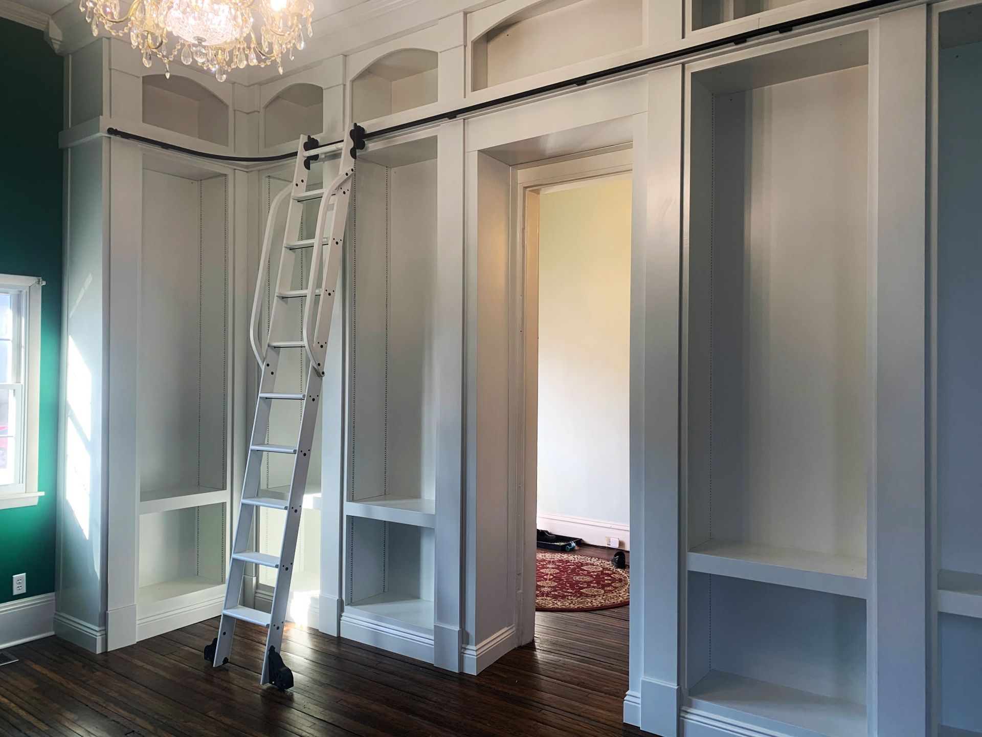 Custom Wood Bookshelf 