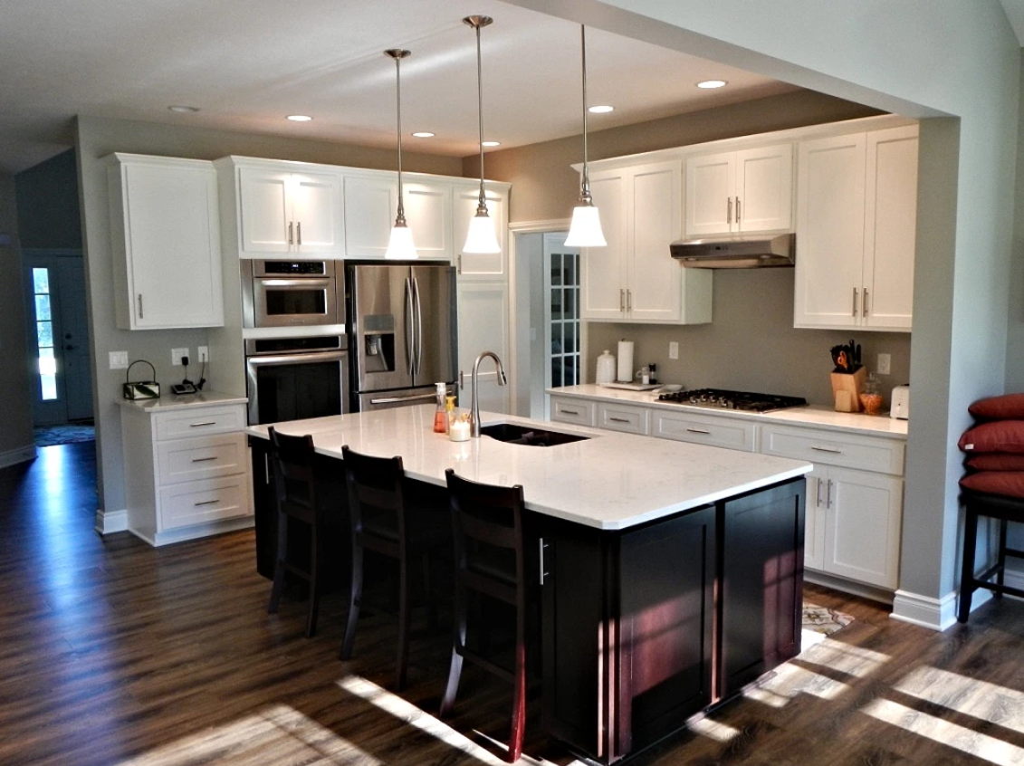 traditional wood cabinets
