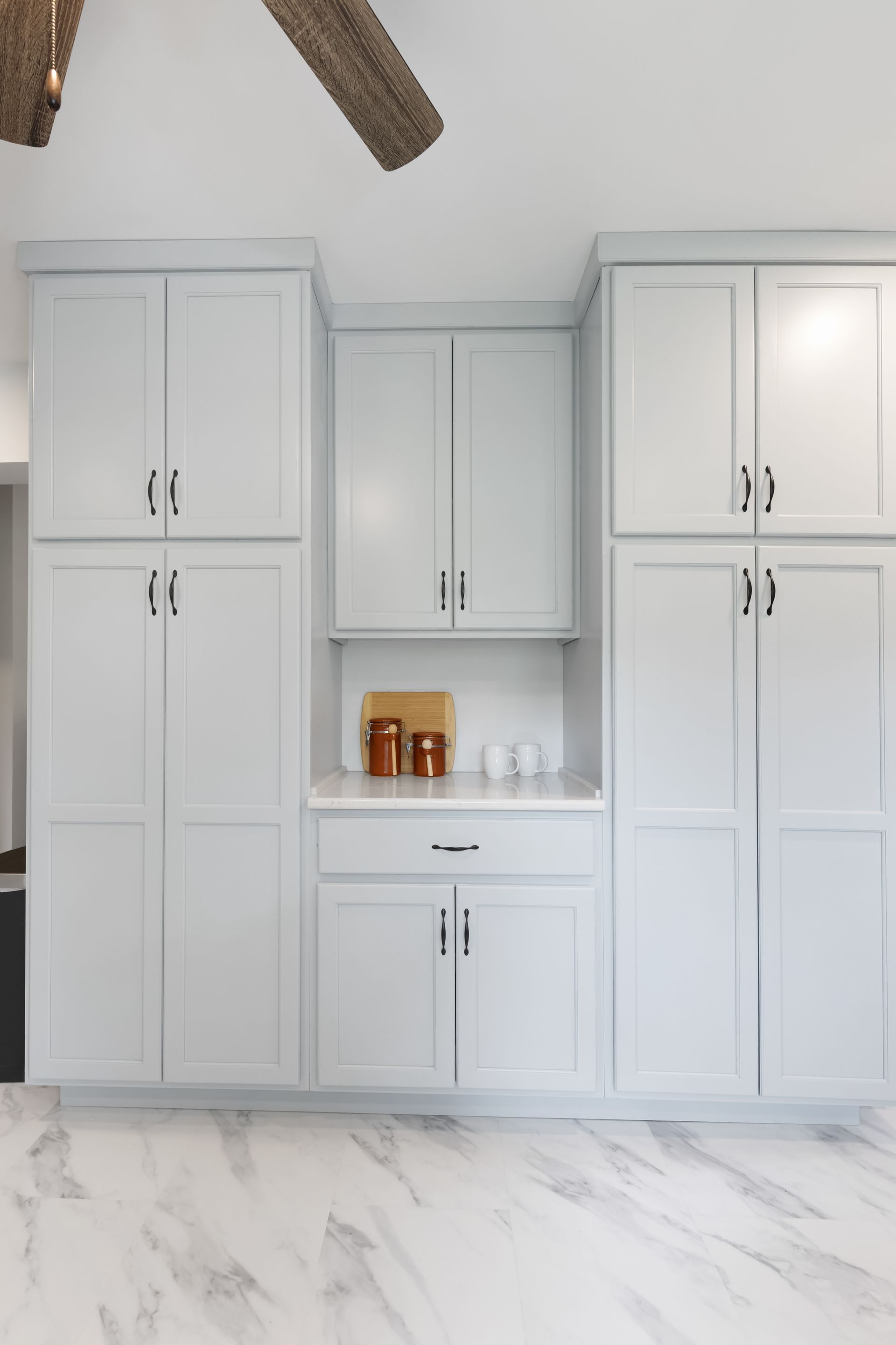 Custom Built Cabinets - Krypton, Cambria Sutherland Countertops