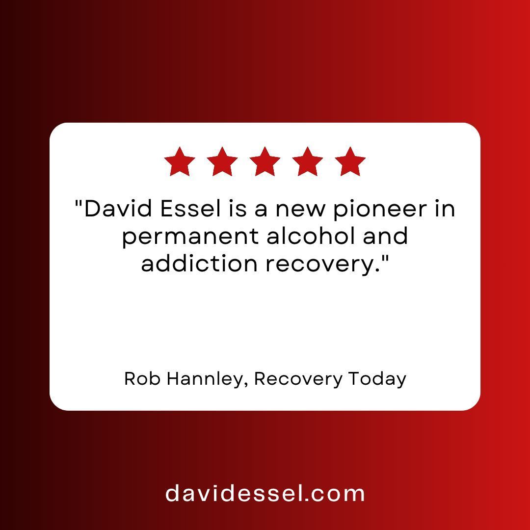 David essel is a new pioneer in permanent alcohol and addiction recovery.