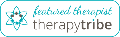 A logo for a featured therapist therapy tribe