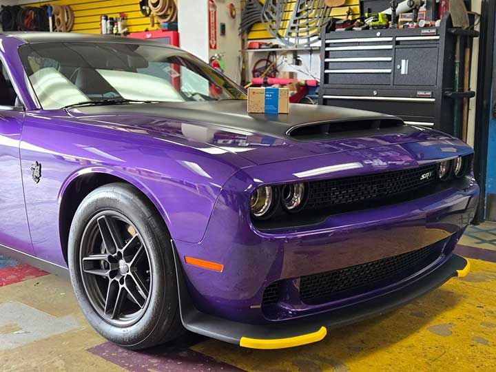 Purple car