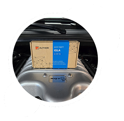 A cardboard box labeled 