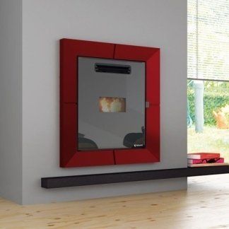 impianto di riscaldamento con stufa a pellet