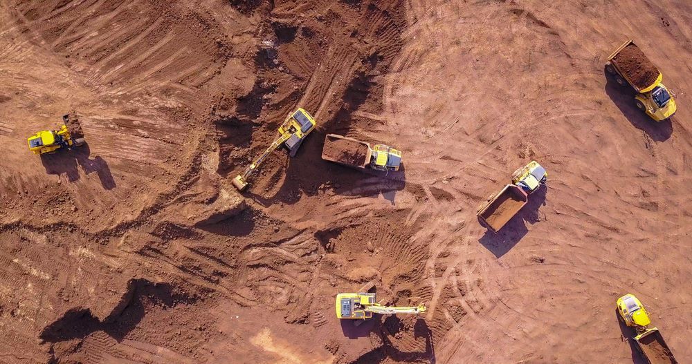 Aerial View of Construction Site — Macca's Dynamic Earthworks in Tolga, QLD