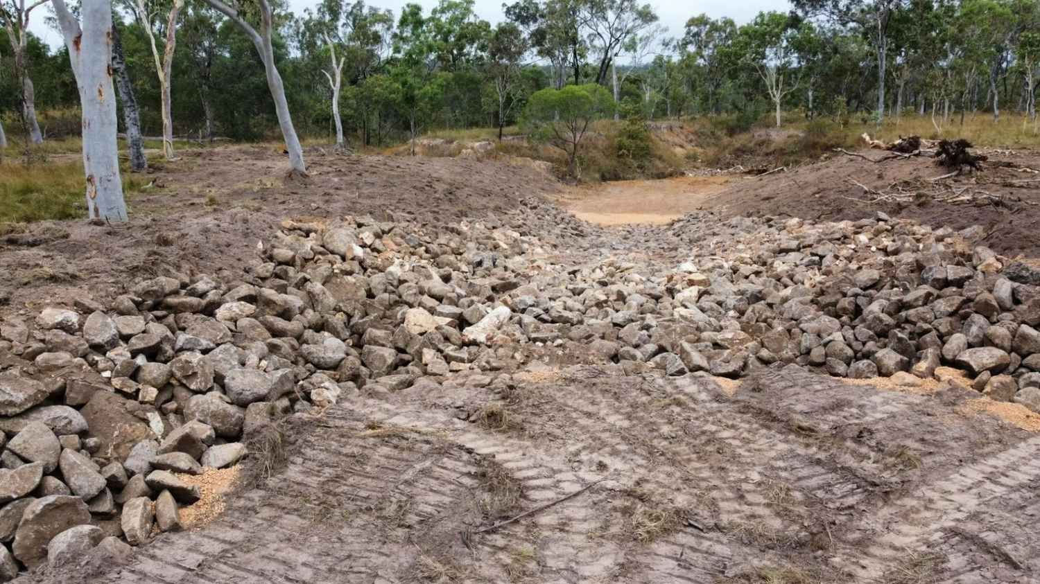 Dirt and Rocks Piled on The Ground — Macca's Dynamic Earthworks in Tolga, QLD