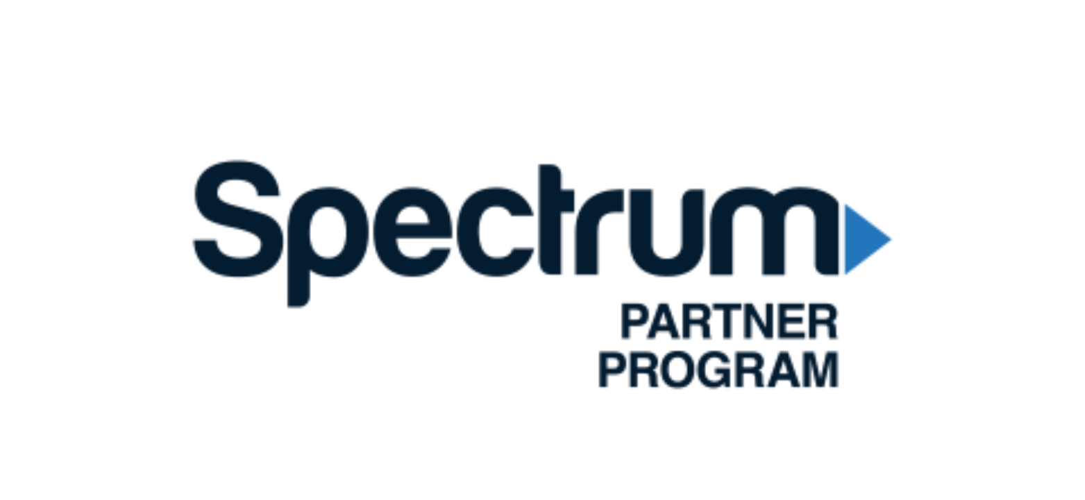 The spectrum partner program logo is on a white background.