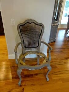 Chair After Custom Color Refinishing in Tampa, FL