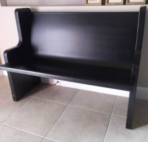 Bench After Custom Finish in Tampa, FL