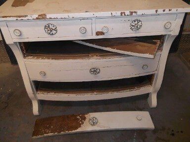 Chest: before restoration/refinishing, Furniture Repair Store in Tampa, FL