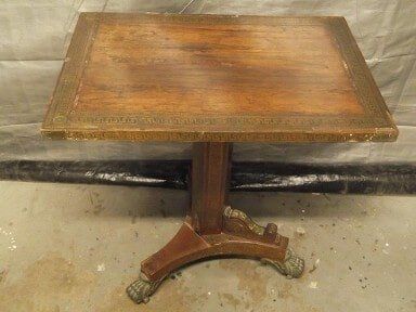 Table: before restoration/refinishing, Furniture Repair Store in Tampa, FL