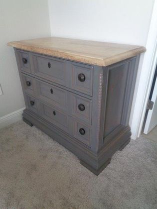 Night Stand: After custom color refinishing in Tampa FL