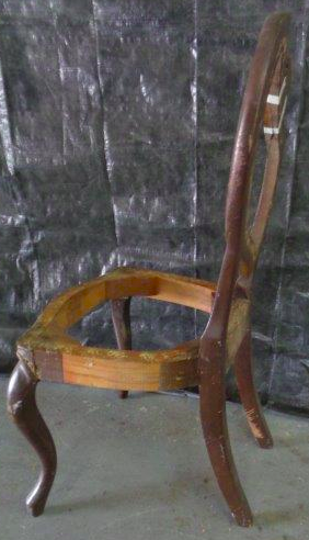 Antique Furniture Refinishing — Side Chair from Before in Tampa FL