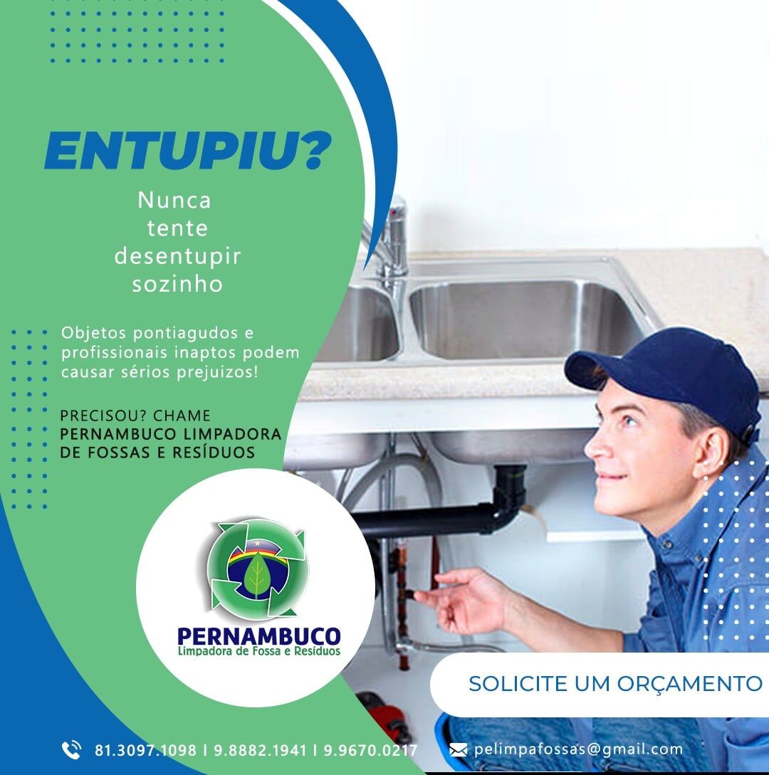 DESENTUPIDORA PIEDADE - Desentupidora, desentupimentos, limpa fossa em Cabo de Santo Agostinho - PE