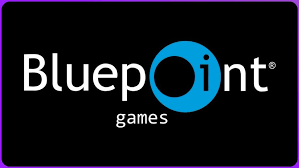 Blueprint Games logo: white text on black background, blue circle with dot, 