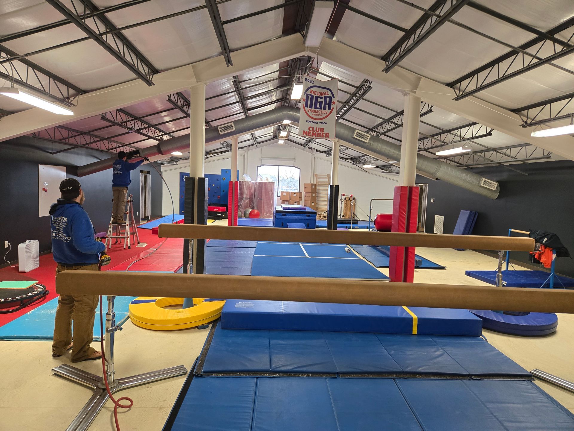 Commercial Gymnasium Air Duct Cleaning