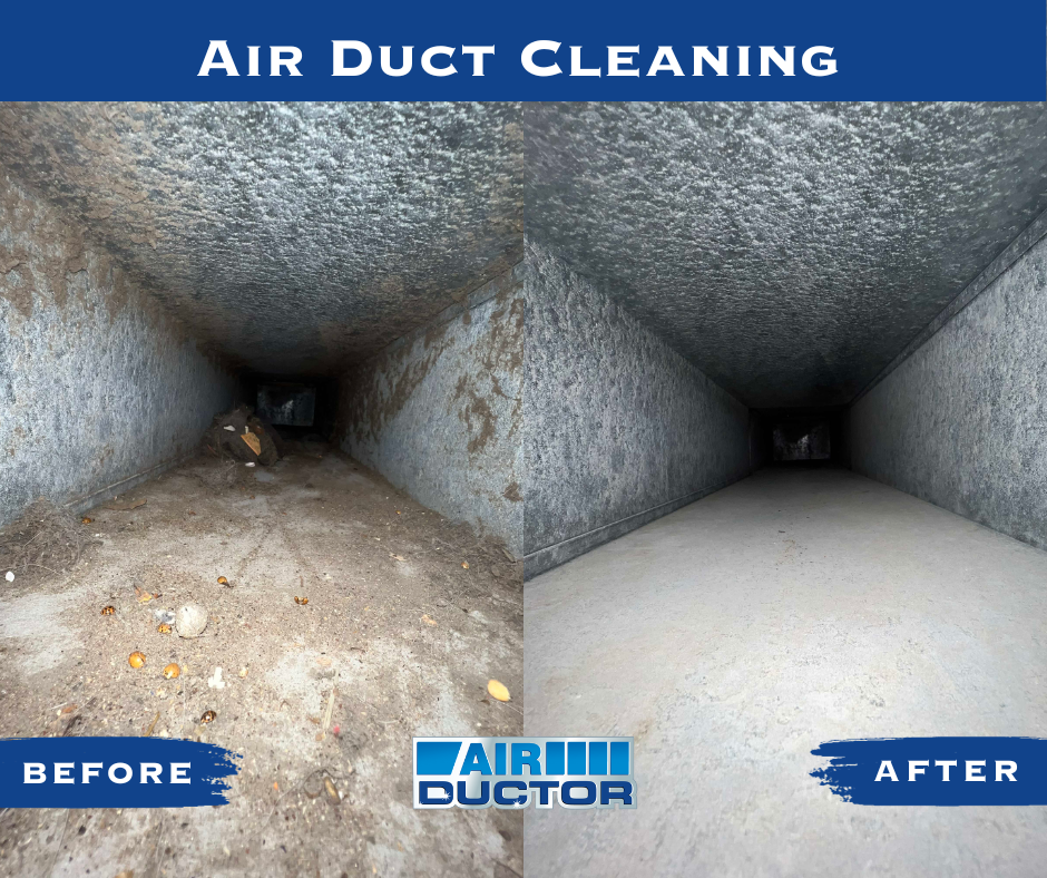 Man Working On Vents — Crown Point, IN — Air Ductor Inc.