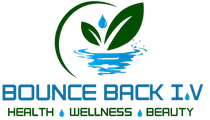 A logo for bounce back iv health wellness and beauty