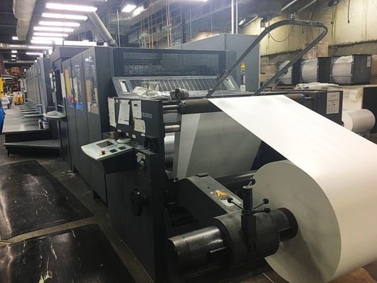 Cut & Stack Label Printing Press - Omaha, Ne - Epsen Hillmer Graphics Co.