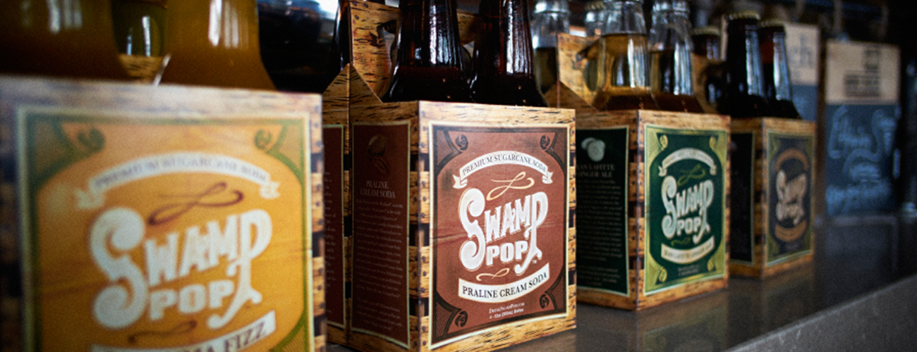 Swamp Pop Craft Soda labels - Omaha, NE - Epsen Hillmer Graphics Co.