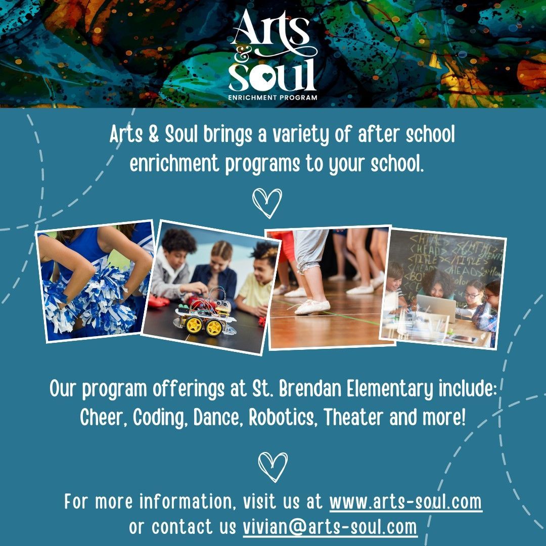 Arts & soul brings a variety of after school enrichment programs to your school
