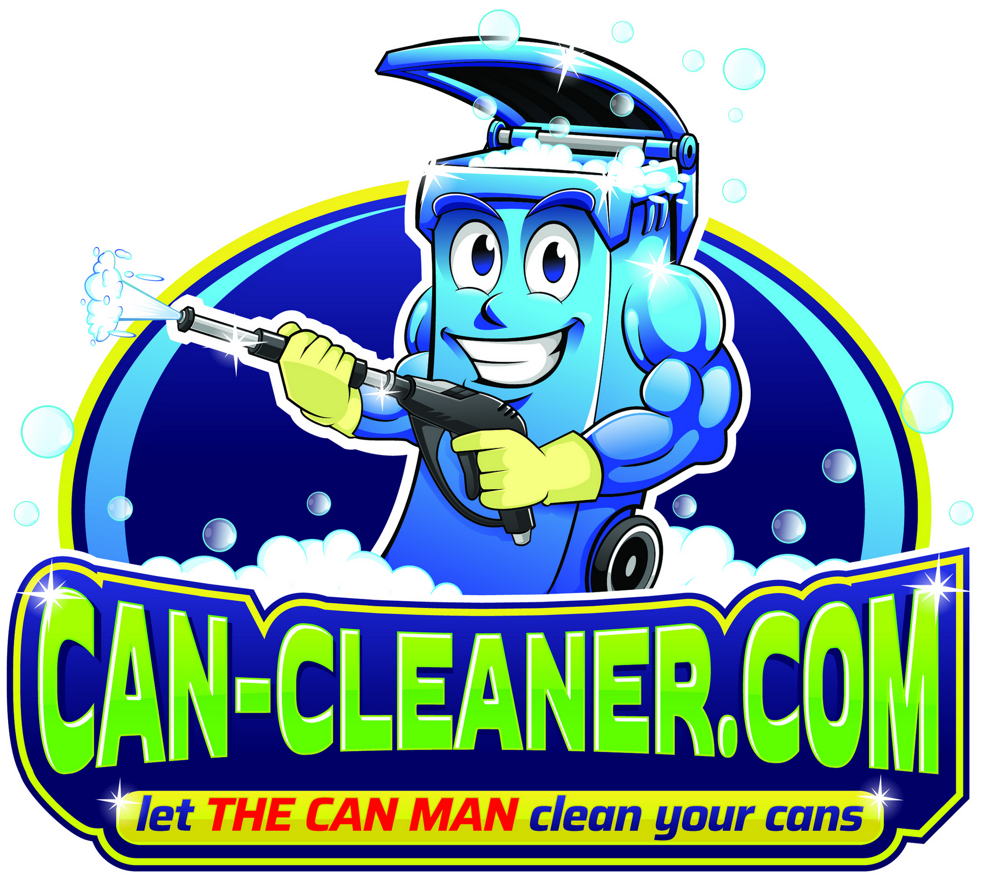 A logo for a company called can-cleaner.com