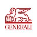 Le logo Generali est un lion rouge avec des ailes tenant un livre.