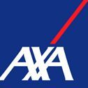 Le logo aaa est bleu et blanc avec une flèche rouge.