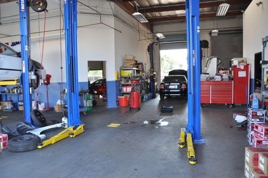 Engine — View Of Repair Shop in La Puente, CA