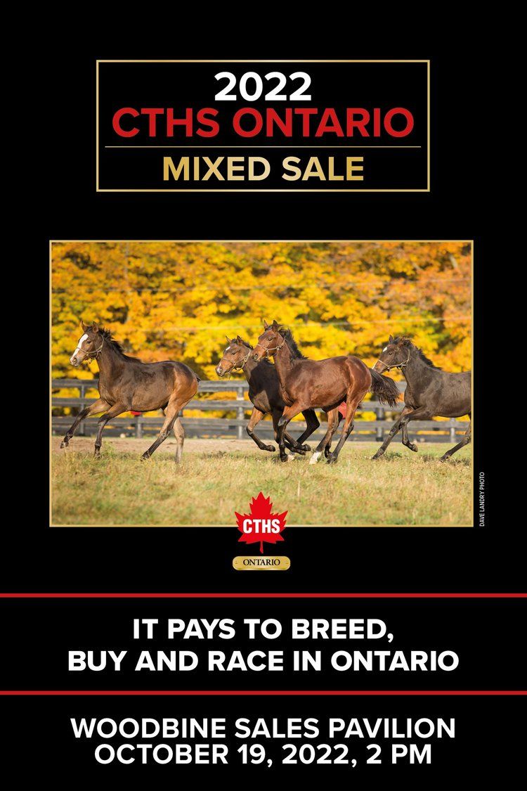 A poster for the 2022 cths ontario mixed sale