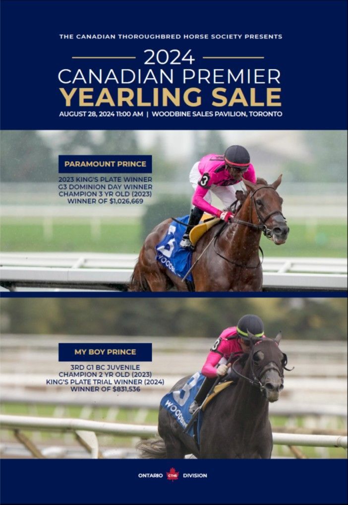 A poster for the 2022 cths ontario mixed sale