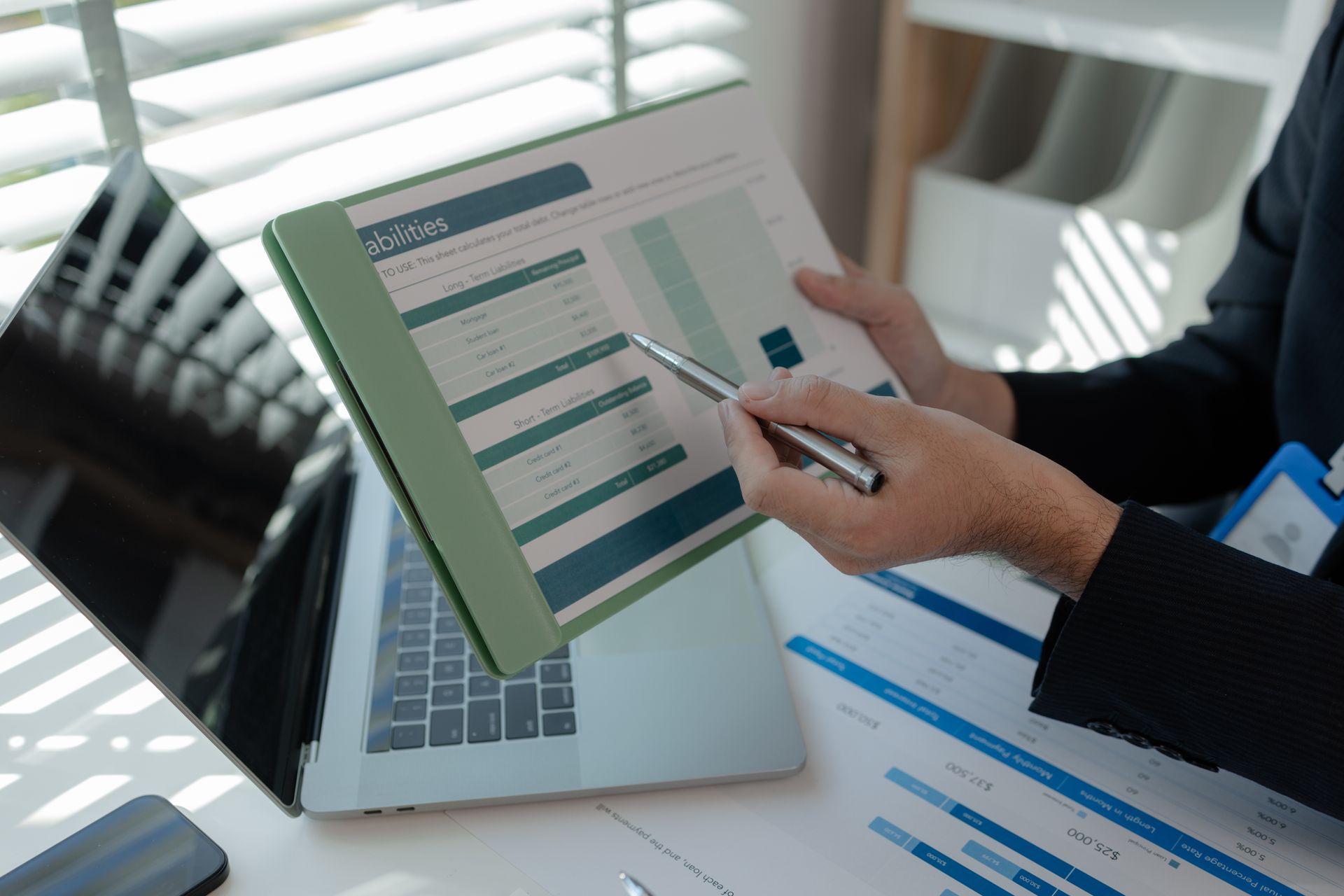 Tax accountant preparing return in Portland Maine