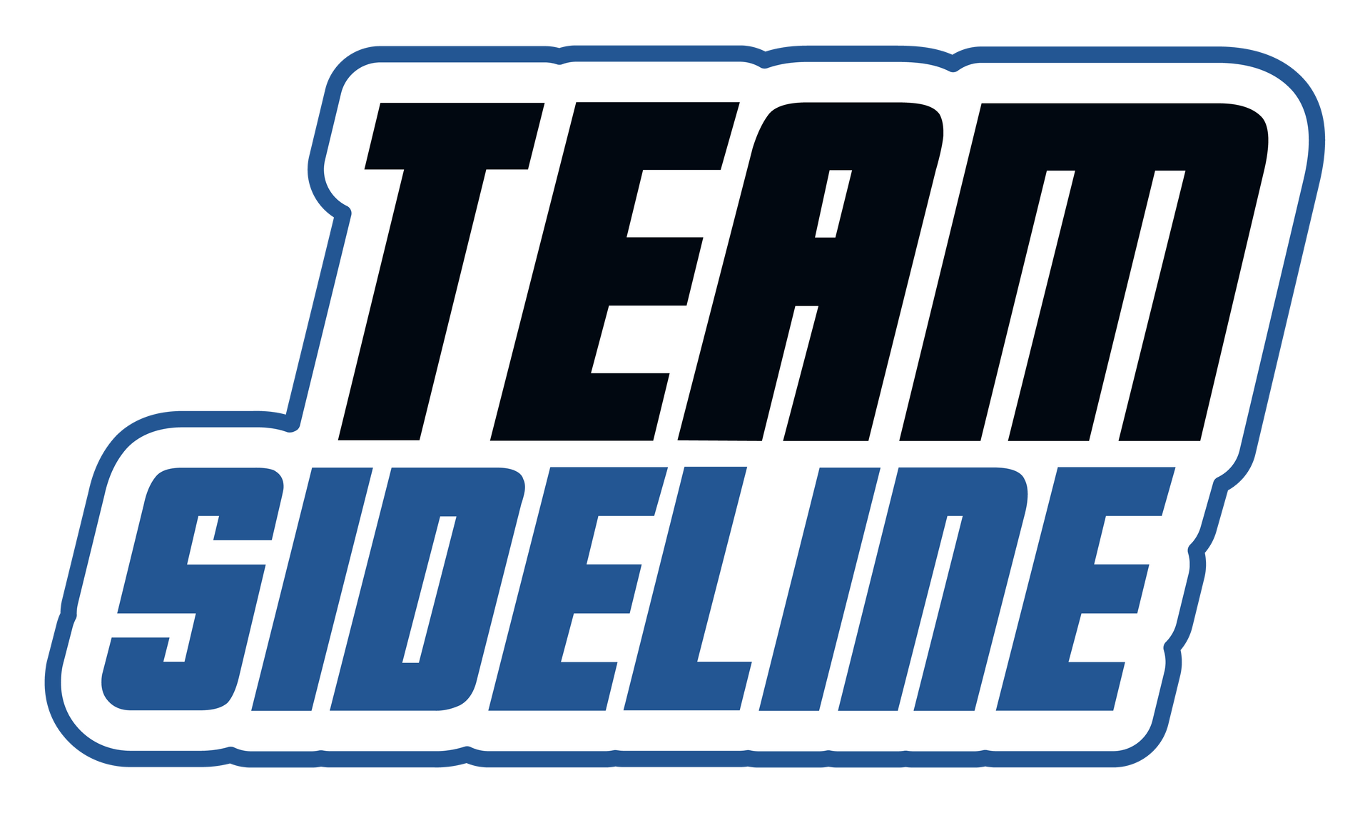Team Sideline logo: black text