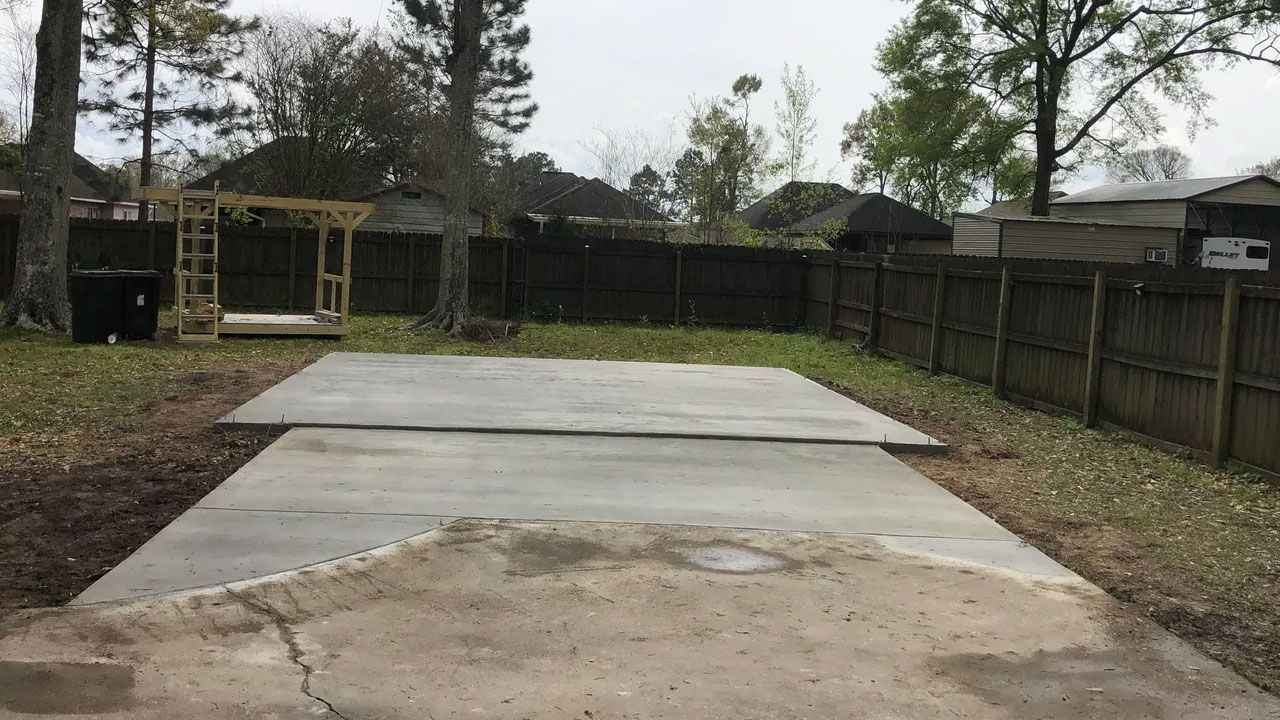 Concrete Patio — Gonzales, LA — Jason Lee’s Concrete