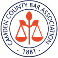 The camden county bar association logo was established in 1881