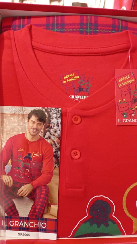 pigiama uomo natalizio