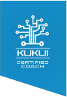 The kukui certified coach logo is on a blue background.