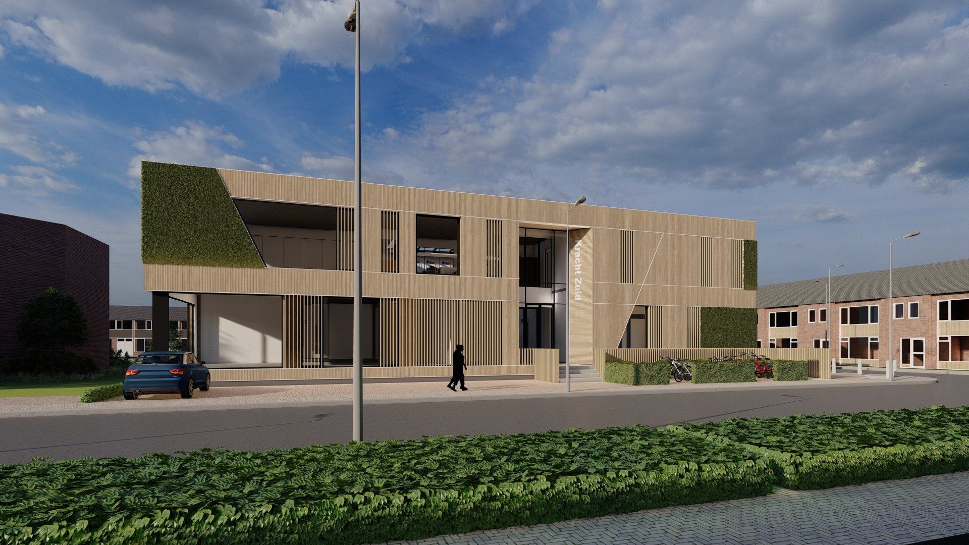 Ontwerp, Duurzame woning, De architecten van Nu, Den Bosch, Kracht Zuid, Sport, Huizenhoog, houtbouw, CLT, HSB, Schijndel