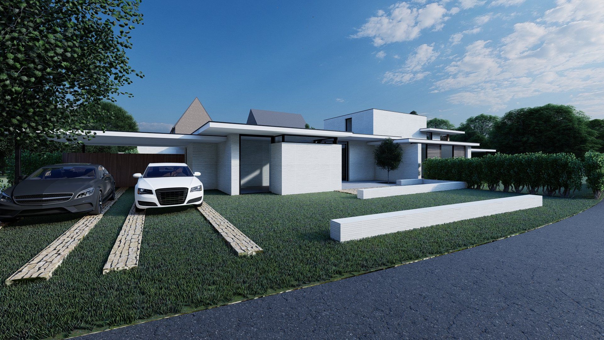 Ontwerp, Duurzame woning, De architecten van Nu, moderne woning, Huizenhoog, houtbouw, CLT, HSB, Spanje
