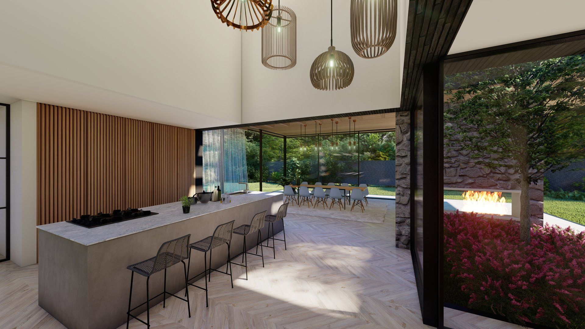 Ontwerp, Duurzame woning, De architecten van Nu, villa in het bos, Huizenhoog, houtbouw, CLT, HSB, Schijndel, vught