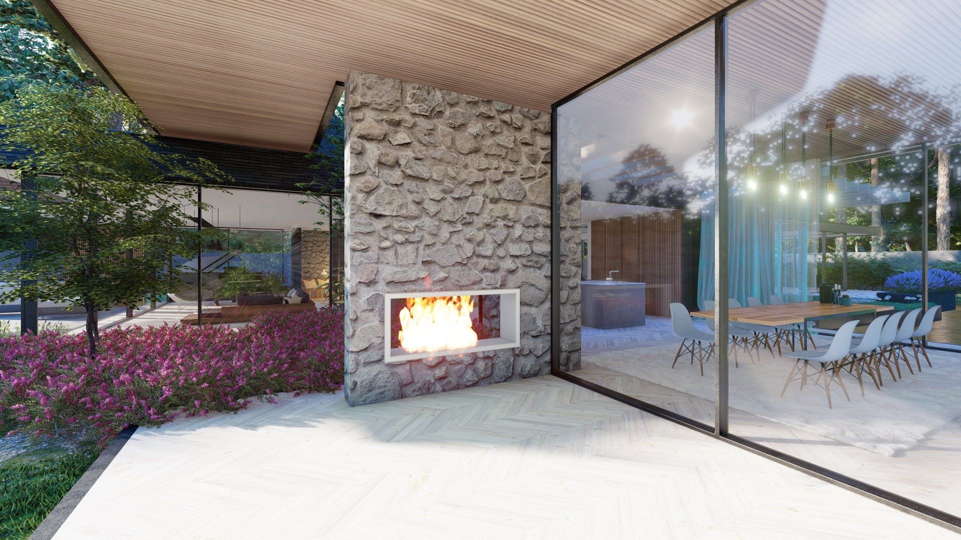 Ontwerp, Duurzame woning, De architecten van Nu, villa in het bos, Huizenhoog, houtbouw, CLT, HSB, Schijndel, vught