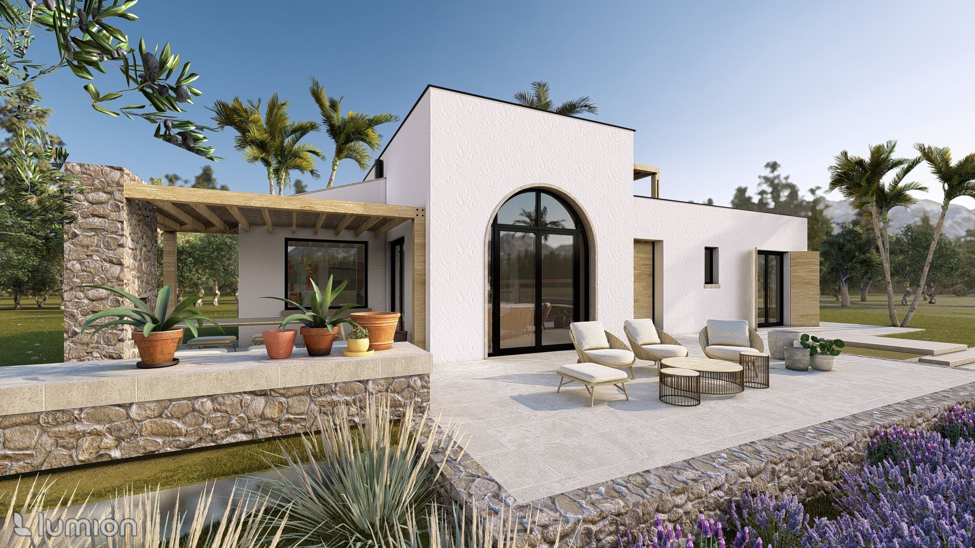 Nieuwbouw duurzame woning Spanje De architecten van Nu Huizenhoog Ibiza stijl