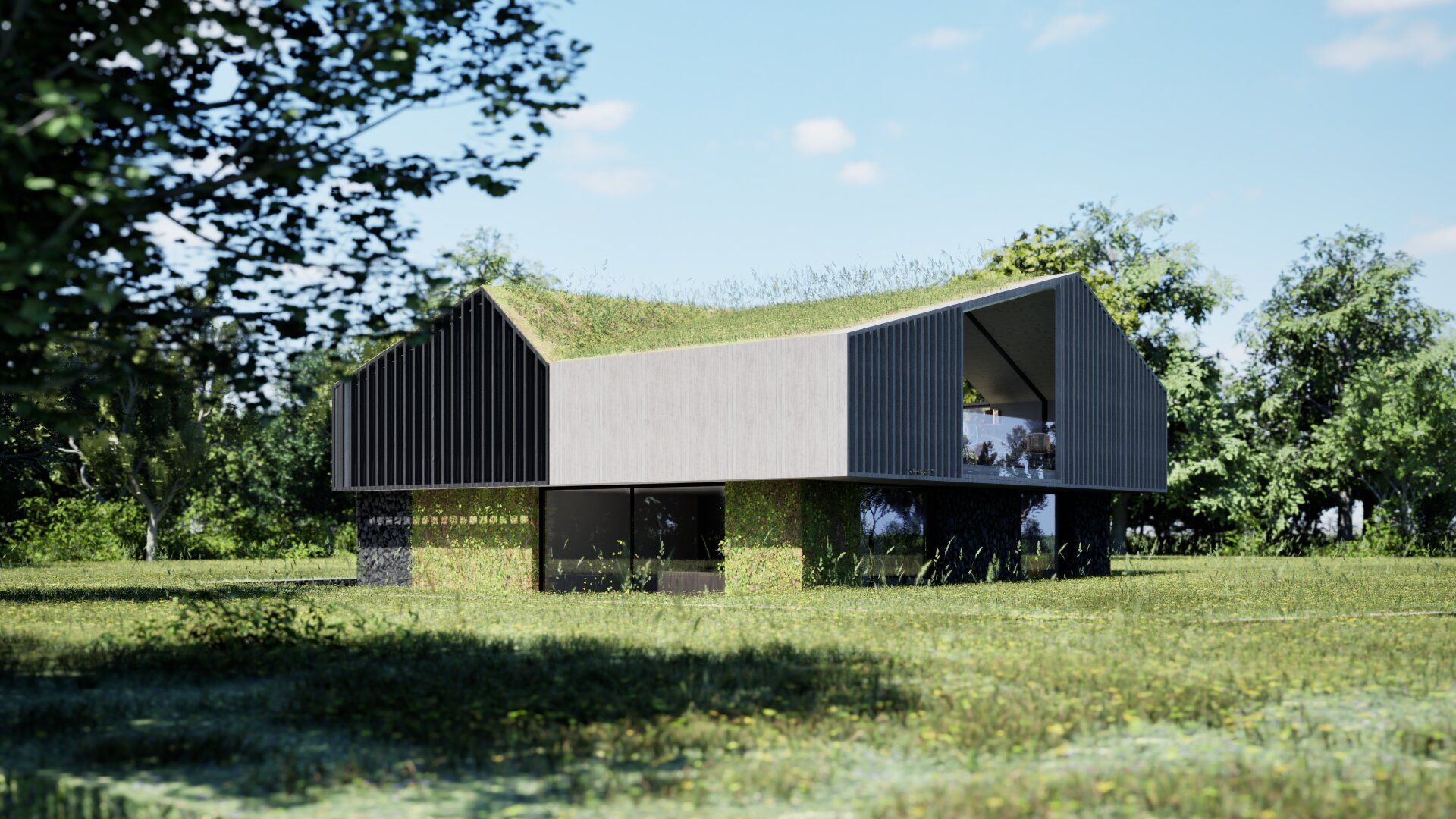 Ontwerp, Duurzame woning, De architecten van Nu, schuurwoning, Huizenhoog, houtbouw, CLT, HSB, Heerlen