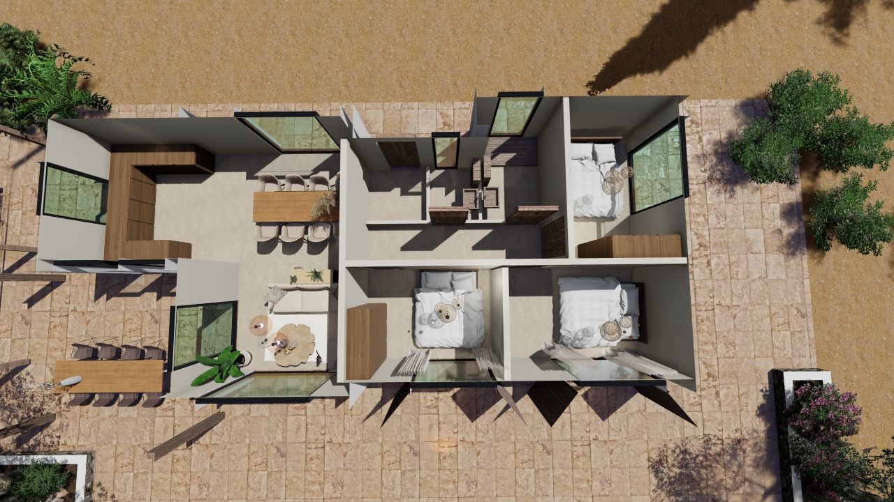 Nieuwbouw duurzame woning Spanje De architecten van Nu Huizenhoog Ibiza stijl