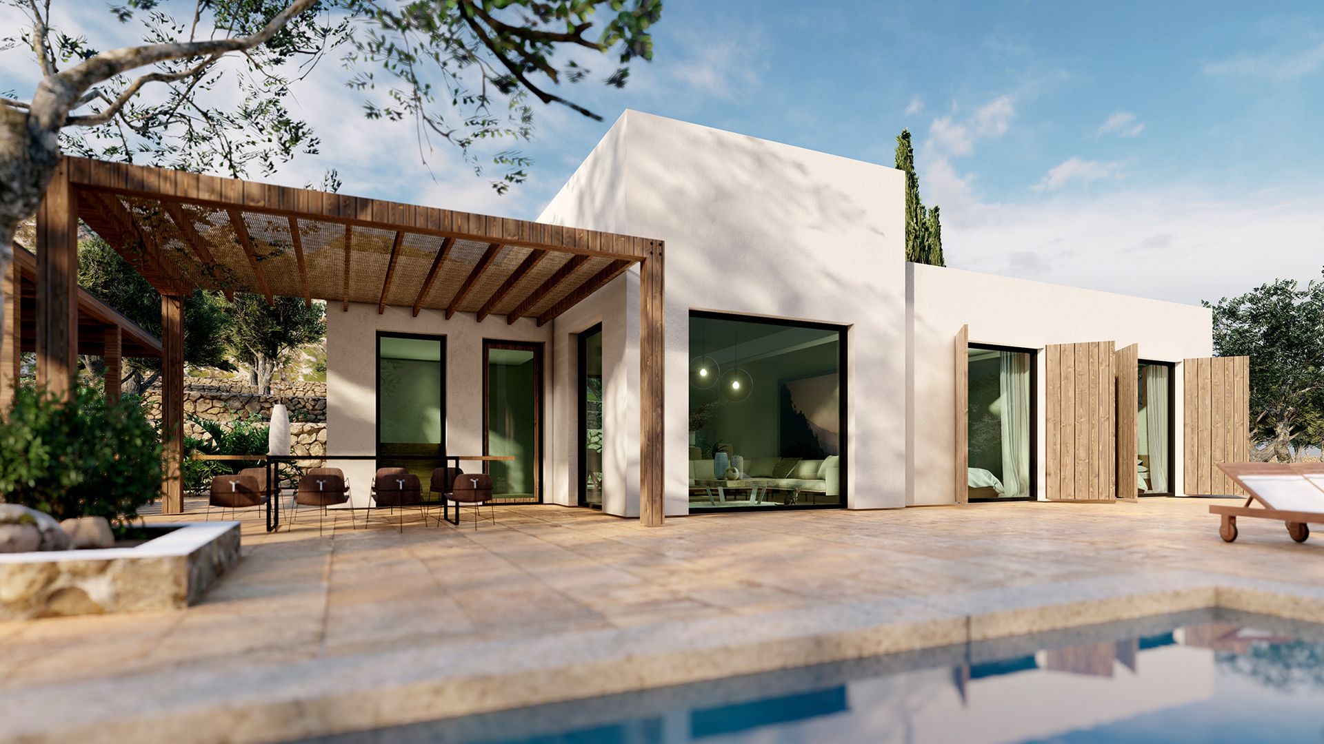 Ontwerp,duurzaam, nieuwbouw woning, Spanje, De architecten van Nu, Huizenhoog, houtbouw, HSB, CLT