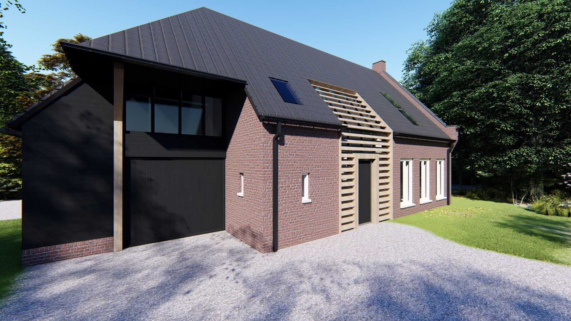 Ontwerp,duurzaam, schuurwoning, Schijndel, De architecten van Nu, Huizenhoog, houtbouw, HSB, CLT