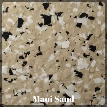 A close up of a maui sand colored floor